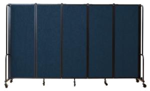 Room dividers (5-panel), blue