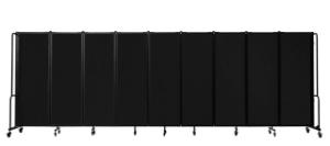 Room dividers (9-panel), black