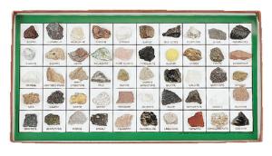 Rocks and Minerals Mounted Collection, GEOSCIENCE INDUSTRIES INC SE