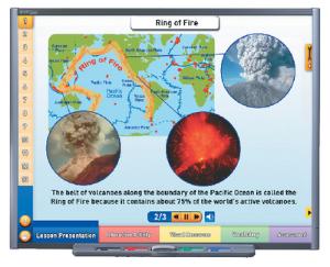 Interactive Whiteboard Science Lessons: Volcanoes