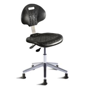 Biofit UniqueU series ergonomic chair, medium seat height range with aluminum base and glides
