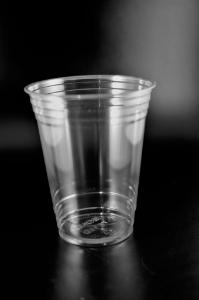 Cup plastic 16oz translucent pk50