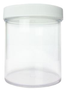 Plastic jar 16oz with cap