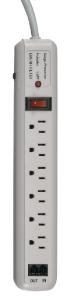 6-Outlet Power Strip with Surge & EMI/RFI Protection