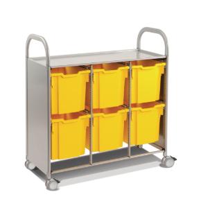 Gratnells Callero Plus Treble Tray Cart 6 Jumbo Trays - 470316-380