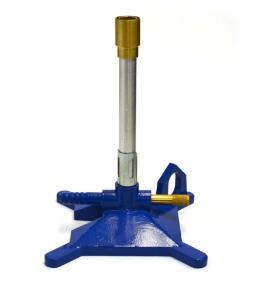 Bunsen Burner with Flame Stabilizer and Gas Adjustment