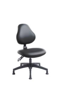 VWR® Upholstered Lab Chairs, CAL 133, Desk Height, 2" Nylon Glides