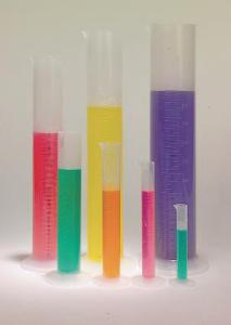 Plastic Graduated Cylinder Sets, Polypropylene, United Scientific Supplies