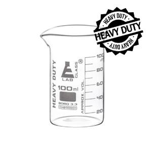 Beaker heavy duty glass 100 ml