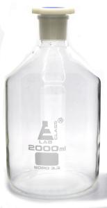 Reagent bottles with polypropylene stopper, narrow mouth
