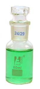 Reagent bottles with hexagonal glass stopper, wide mouth
