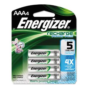 Energizer® e²® NiMH Rechargeable Batteries, Essendant