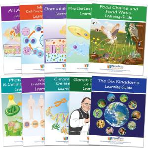 Guide, life science guides W lessons set/10