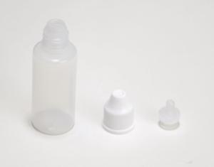 Dropper bottle, unassembled, LDPE