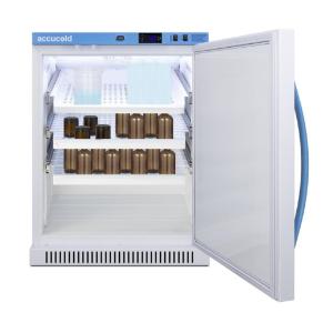 Refrigerator pharma lab solid door 6 cf