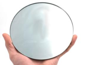 Convex mirror, focal length of 150 mm