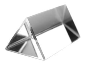 Equilateral prisms, length of 50 mm