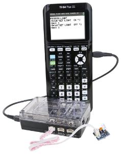 TI-Innovator hub kit wtth TI-84 Plus CE calculator
