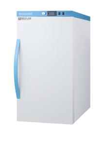 Medical laboratory series refrigerator with solid doors, 3 cu.ft.