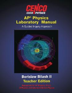 CENCO® AP Physics Lab Manual, Student Guide