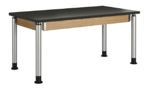 Adjustable Height Student Lab Tables, ChemGuard™ Top