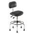 Biofit Bridgeport series static control chair, high seat height range with steel base, affixed footring and glides