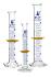 Safety pack measuring cylinder set, 10. 25, 50 ml, class A