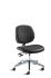 BioFit MVMT Tech Series Chair with Classic 5-Star Wide Aluminum Base, Desk Height, Medium Backrest, Black Vinyl Upholstery, Casters and Technical Performance Package.