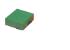 25-Capacity Green Plastic Slide Box