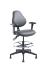 VWR® Upholstered Lab Chairs with Arms, Bench Height, 2" Nylon Glides