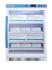 Pharma-vaccine series refrigerator with glass doors, 6 cu.ft.